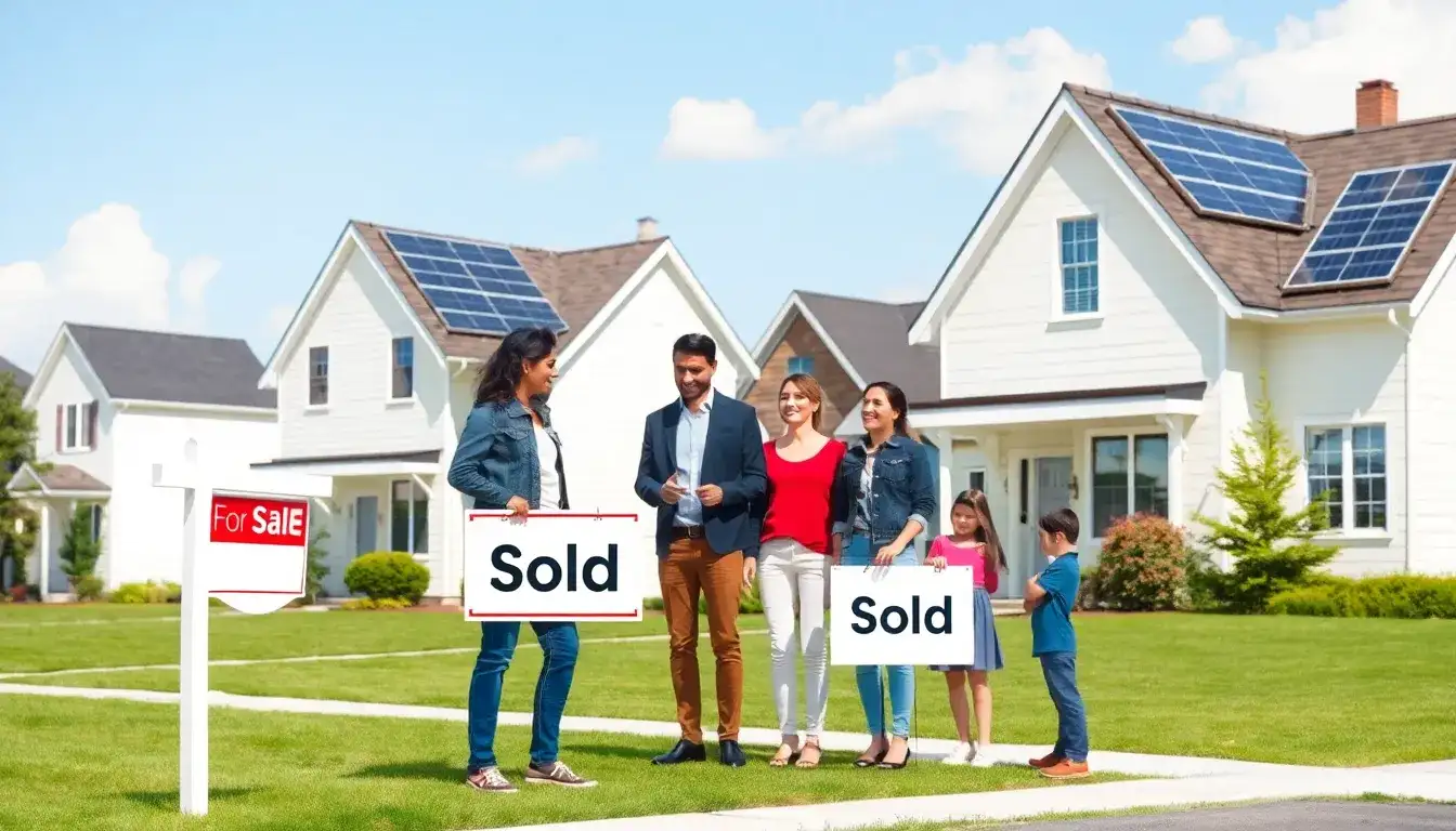 How do solar panels impact the resale value of a home