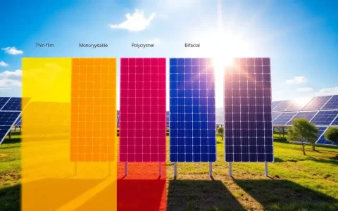How does the temperature coefficient vary between different types of solar panels
