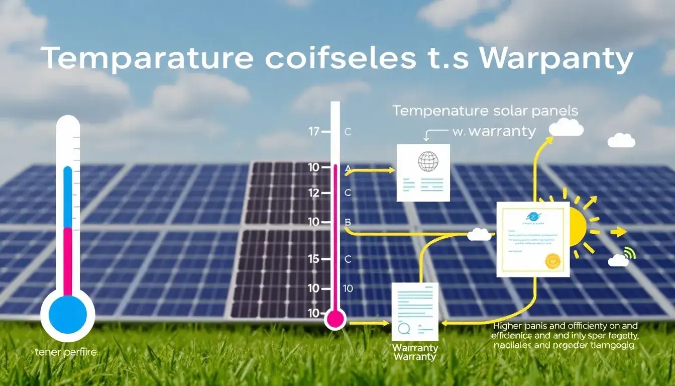 Can the temperature coefficient impact the warranty of solar panels