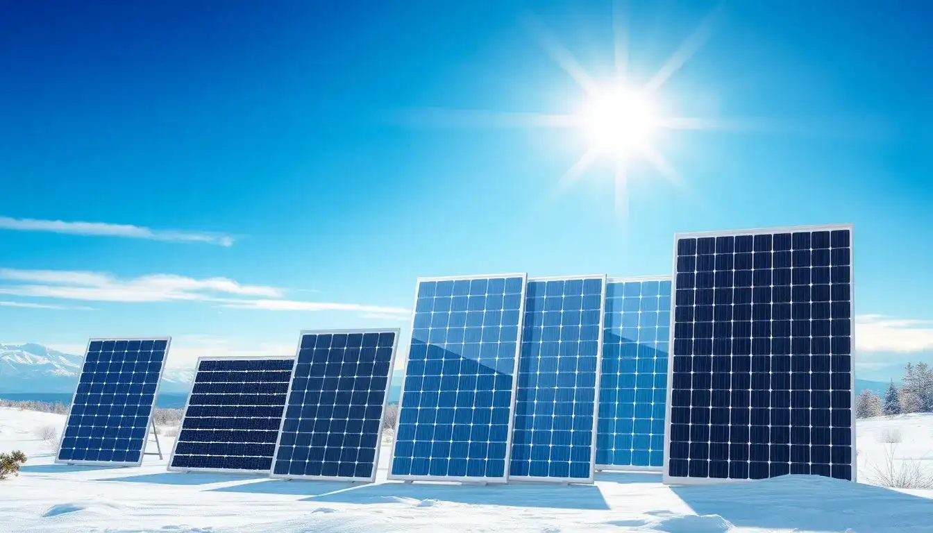 What are the best solar panel brands with low temperature coefficients