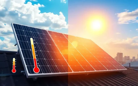 How can high temperatures impact the warranty of solar panels