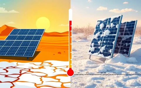 How does temperature variation affect the lifespan of solar panels