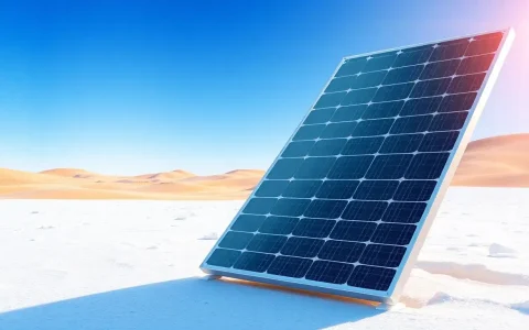 What materials are used in solar panels to withstand extreme temperatures
