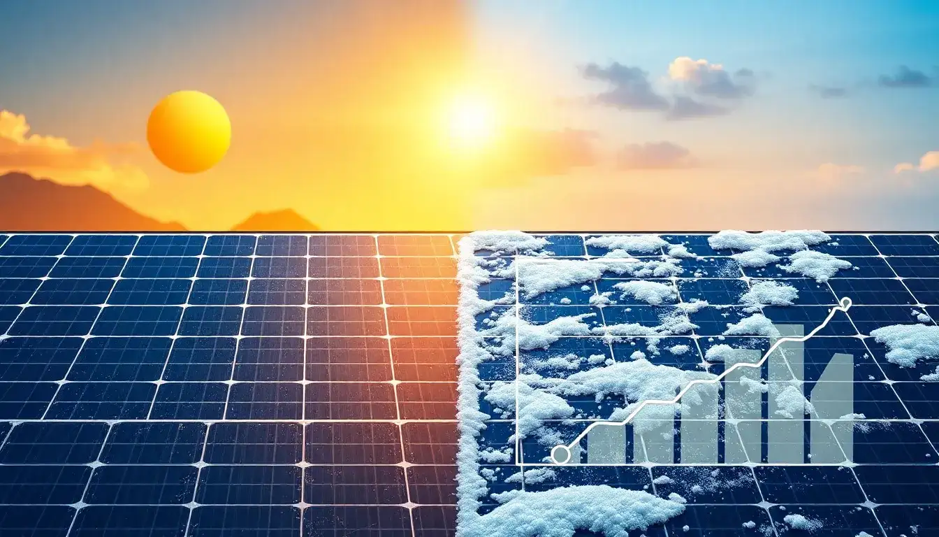 How does temperature variation affect the long-term reliability of solar panels