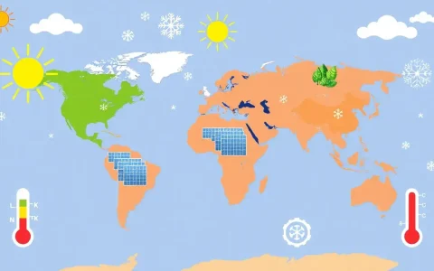 Are there specific regions where temperature variations significantly impact solar panel efficiency