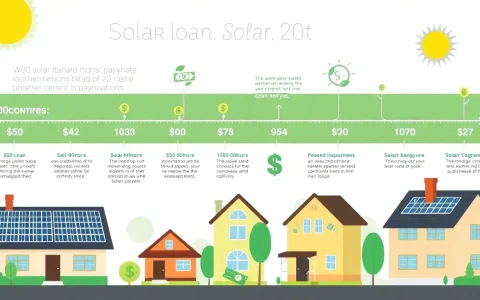 What is the typical repayment term for a solar loan