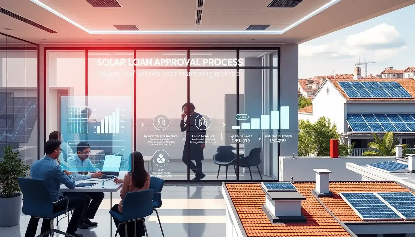 How long does it typically take to get approved for a solar loan