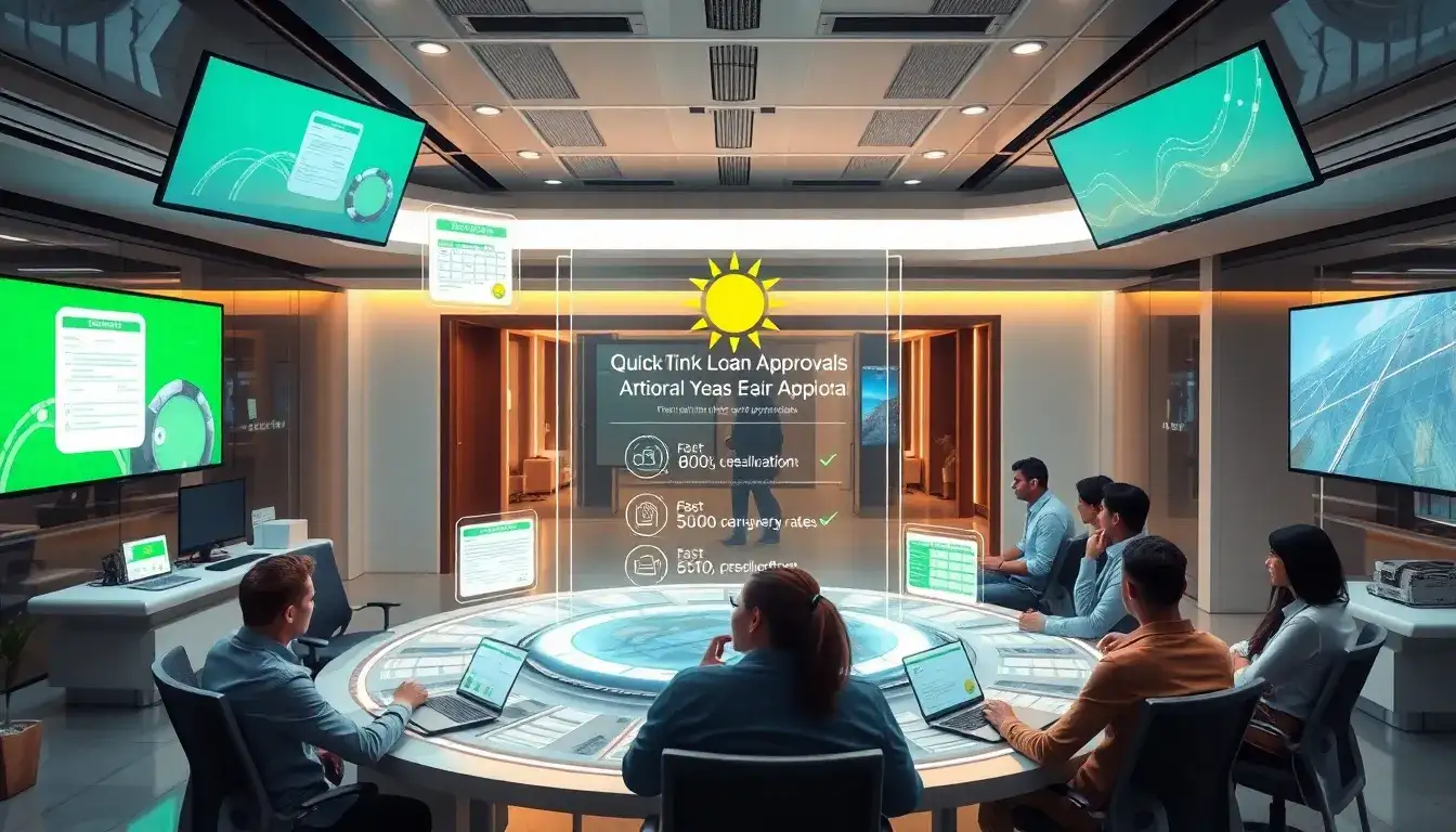 Are there any specific lenders known for quick solar loan approvals