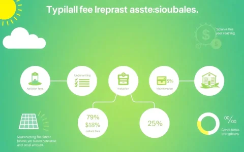 What are the typical fees associated with solar loans
