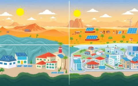 How does the break-even point for solar panels vary by region