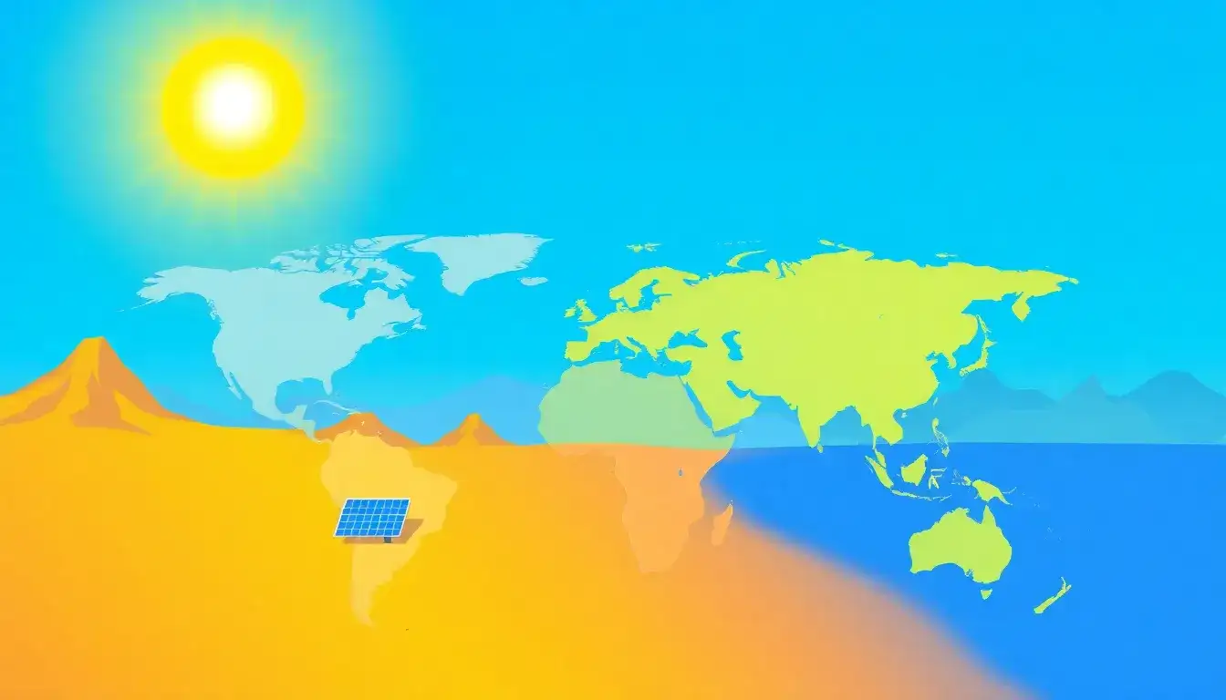 Are solar panels more beneficial in certain regions