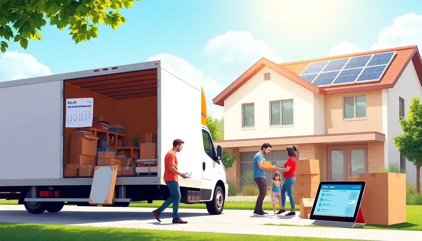 What happens if I need to move to a different house with a solar lease