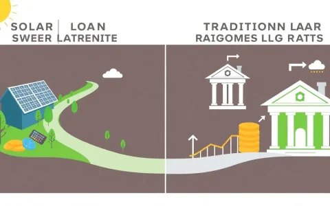 How do interest rates on solar loans compare to those on traditional home loans
