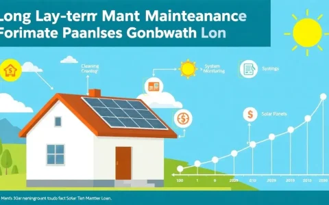 What are the long-term maintenance costs for solar panels owned through a loan