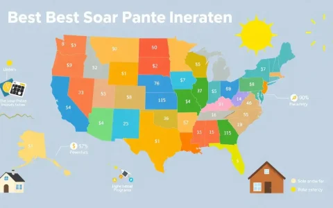 What are the best states for solar panel incentives