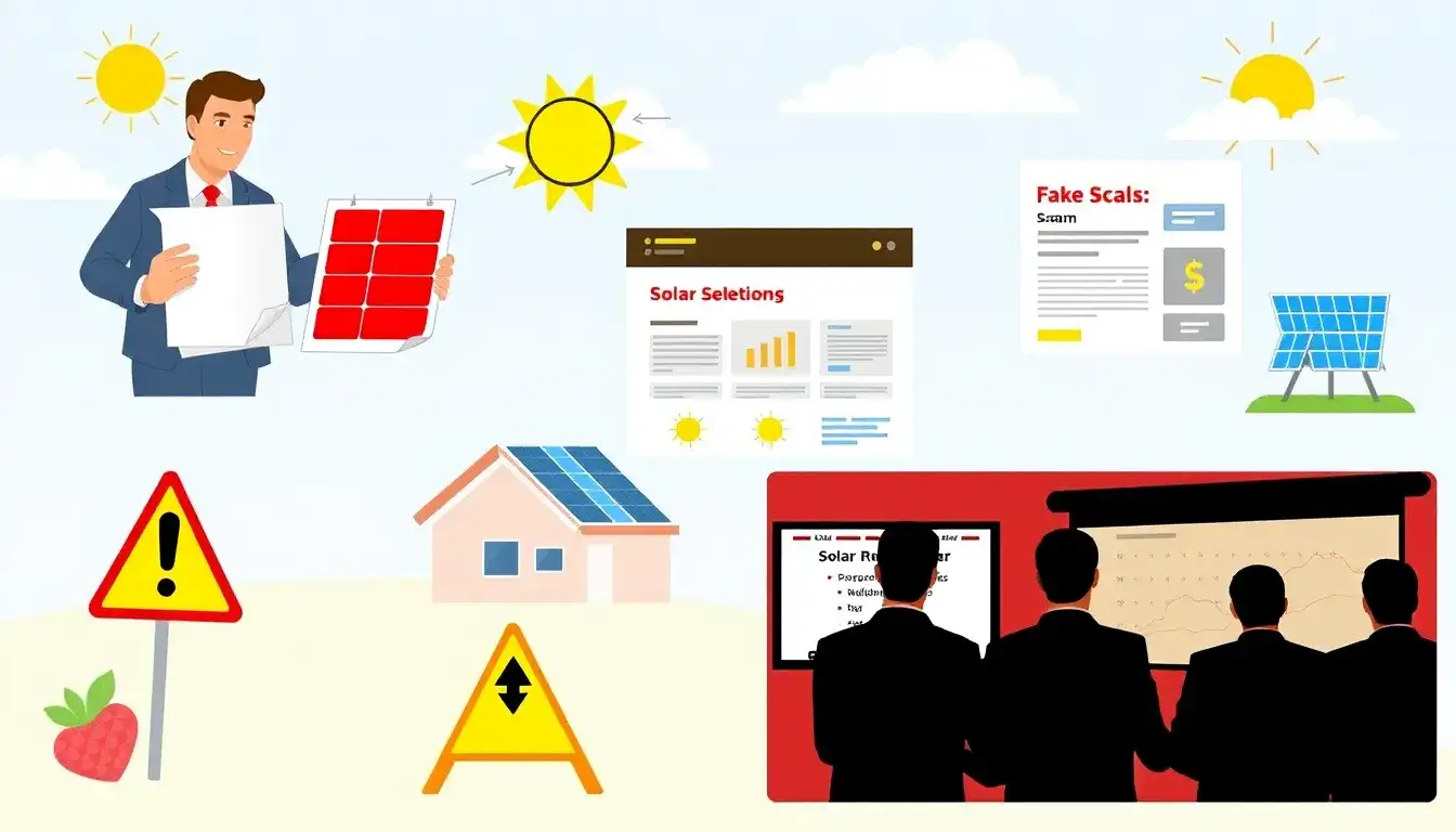 What are the most common solar scams to watch out for