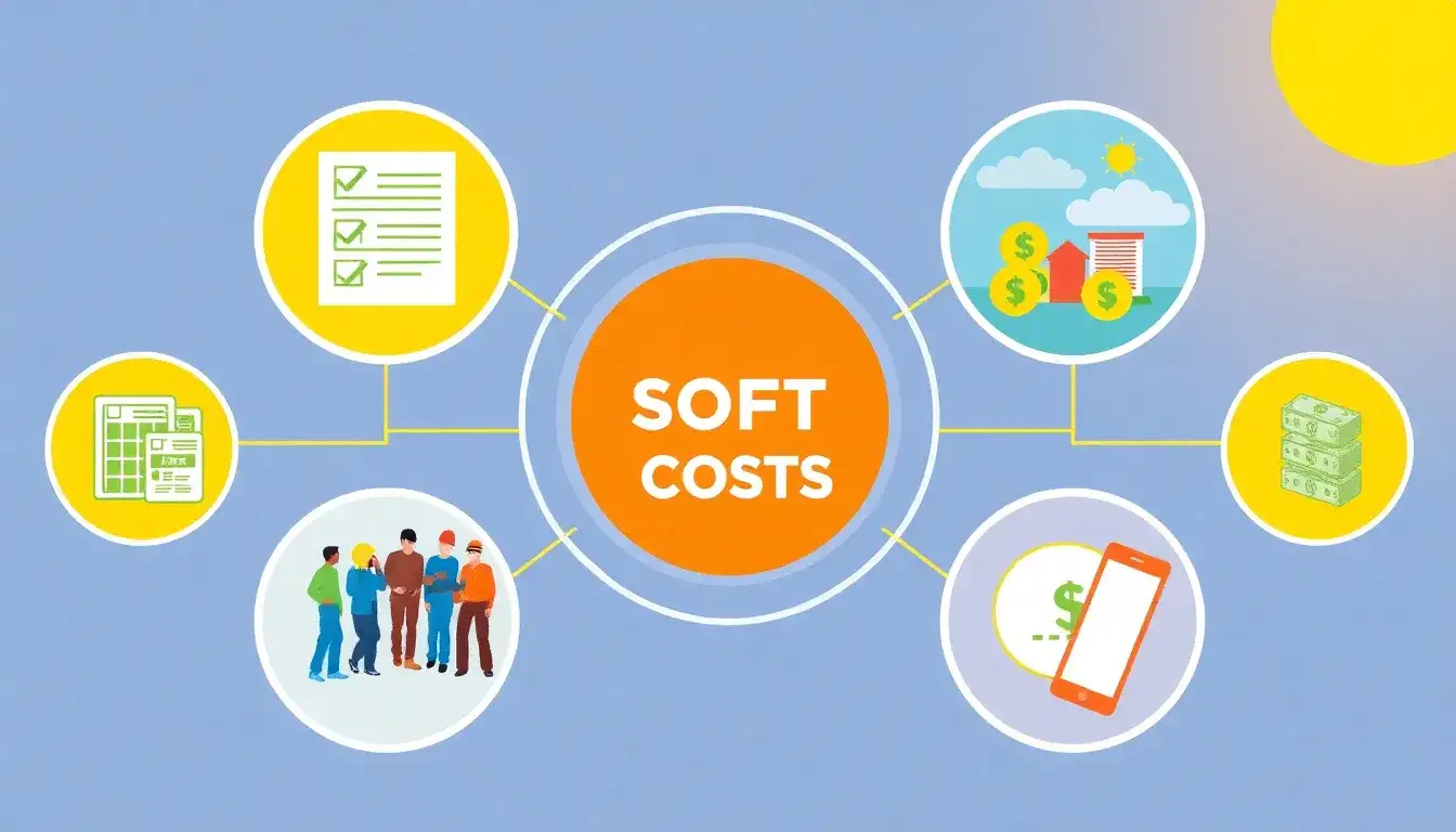 How do soft costs impact the overall cost of solar installations