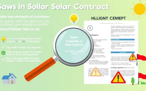 What should I look for in a solar contract to avoid hidden fees