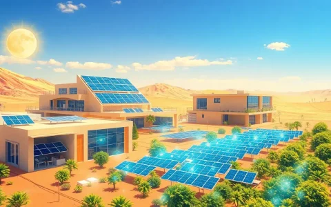 What measures can be taken to maximize solar energy production in hot climates