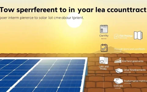 What should I look for in a solar contract to ensure transparency