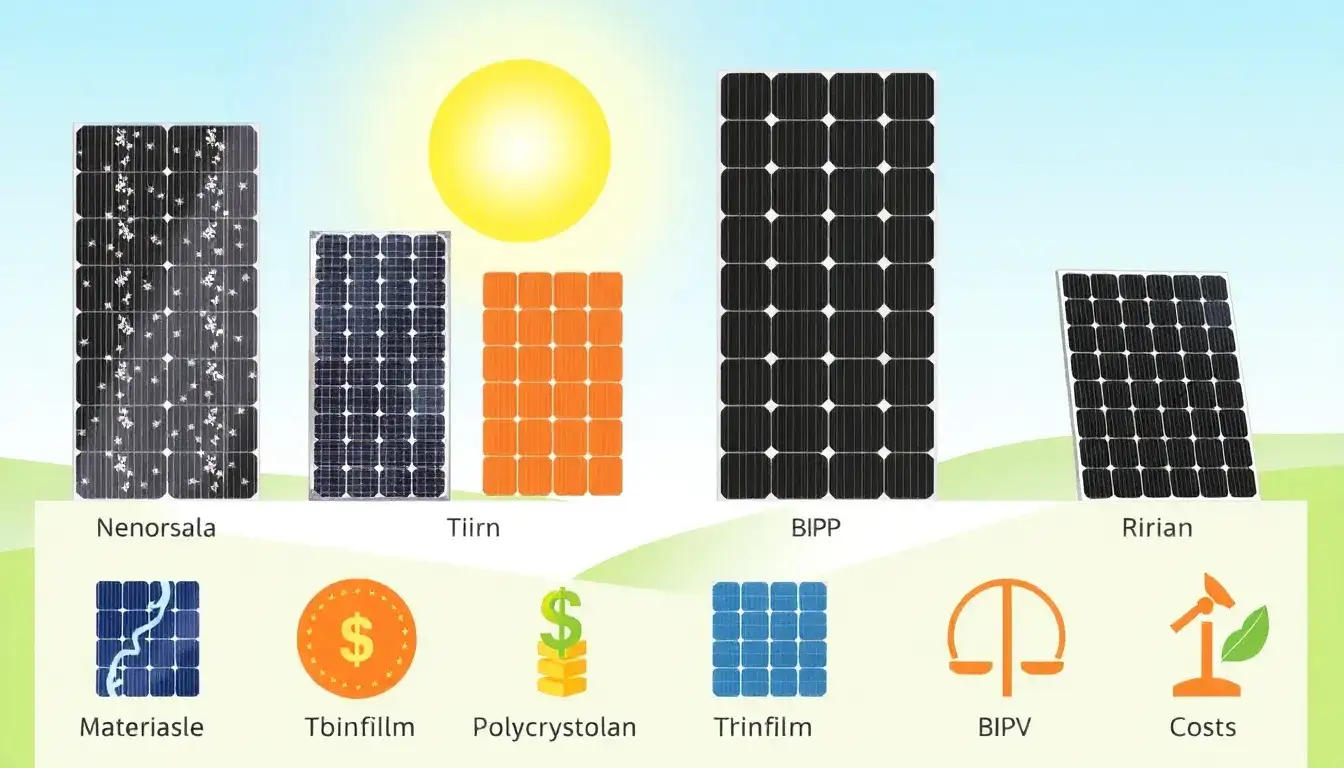 How do different types of solar panels affect their overall cost