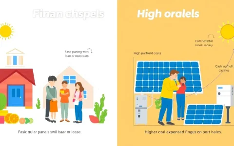 How do financing options impact the overall cost of solar panels