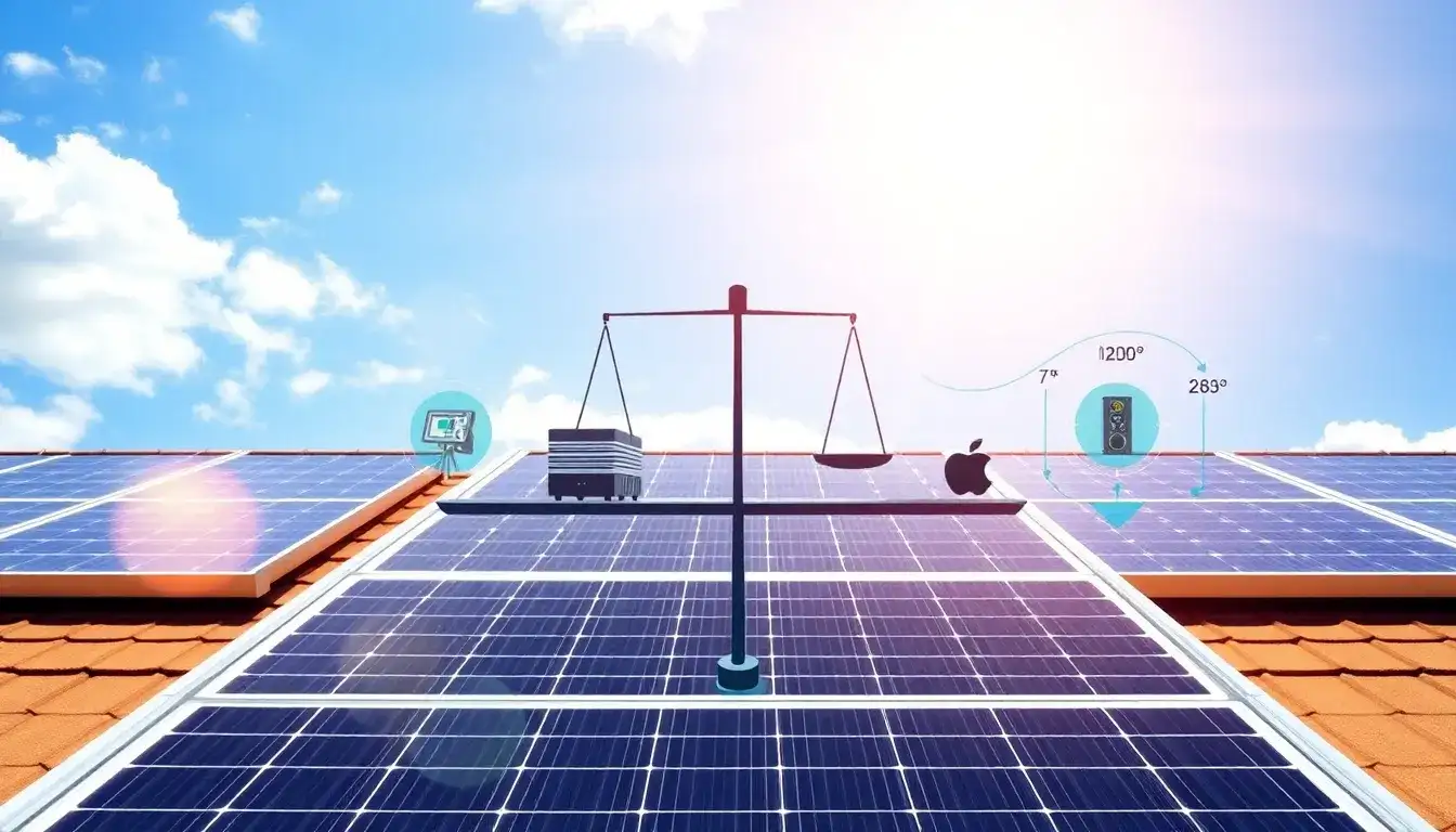 What role do inverter technologies play in the cost of solar panels