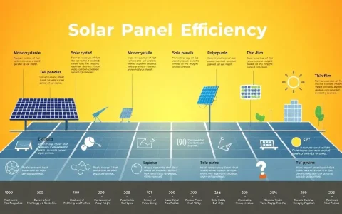 How has the efficiency of solar panels changed over the years