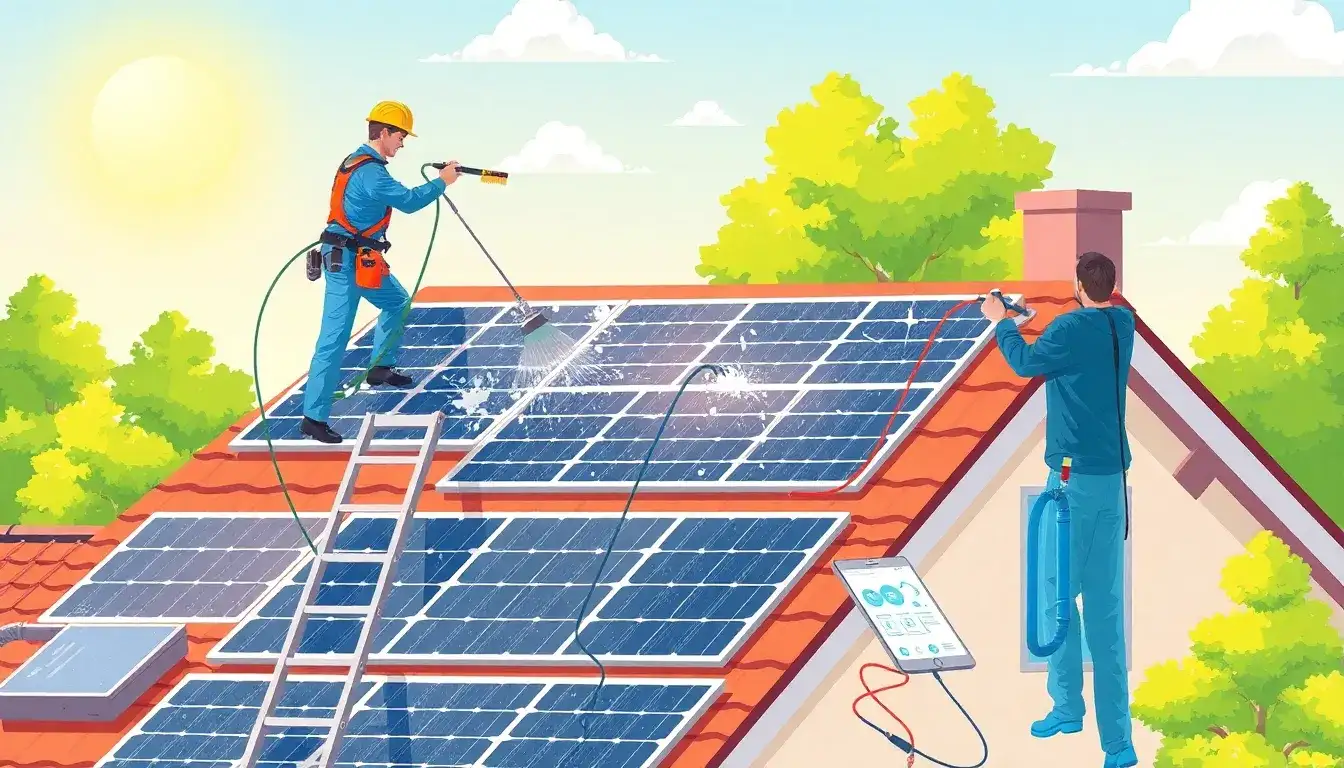 What are the maintenance requirements for solar panels