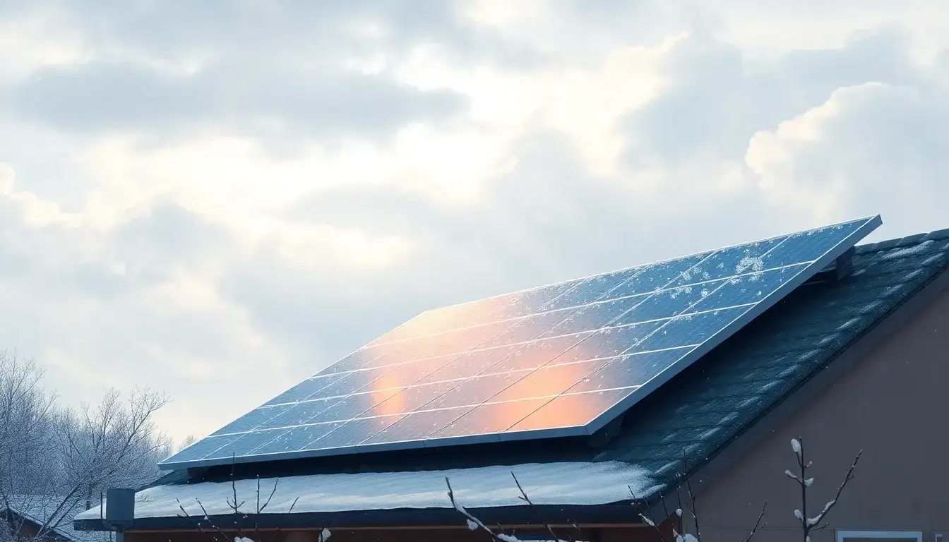 Can solar panels generate electricity in cloudy or snowy conditions