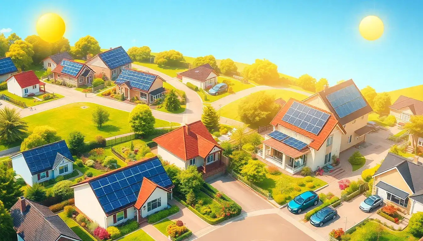 Are there specific regions where homes with solar panels sell for significantly more