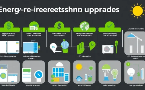 What are the specific energy-efficient upgrades eligible for rebates in Illinois