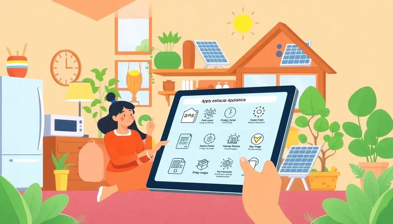 How can I apply for the Home Efficiency Rebate program in Illinois