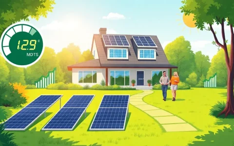 How do energy savings from solar panels contribute to a home's market value