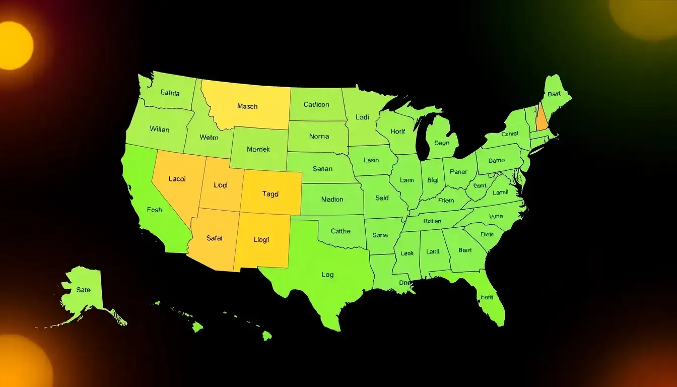 Which states have the most favorable net metering policies