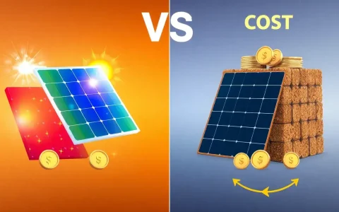 How do perovskite solar cells compare to traditional silicon-based cells in terms of cost and efficiency