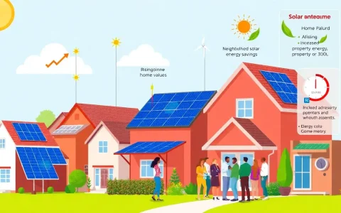 What factors influence the added value of solar panels on a property