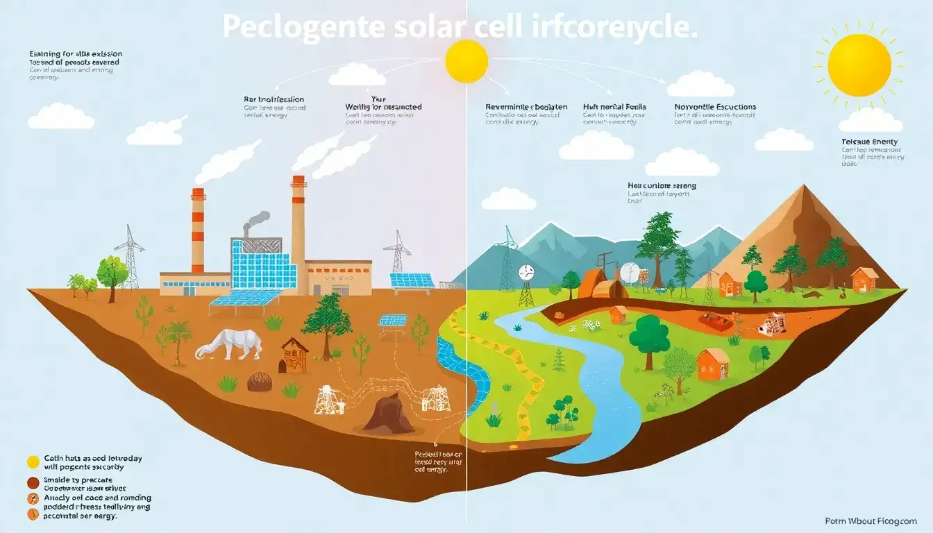 What are the environmental impacts of perovskite solar cell production