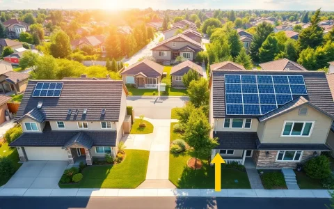 How does the size of a solar panel system impact home value