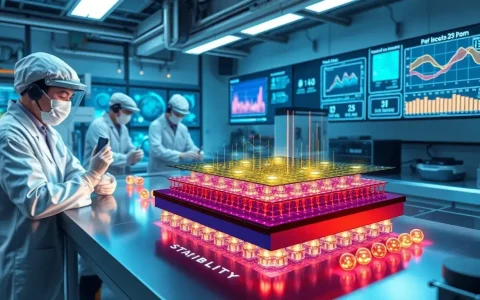 How can the stability of perovskite-silicon tandem solar cells be improved