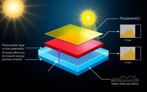 What are the benefits of using a p-i-n structure in perovskite-silicon tandem solar cells