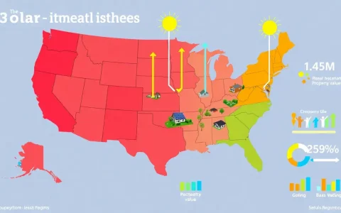 Are there any regions where solar installations have a greater impact on property value
