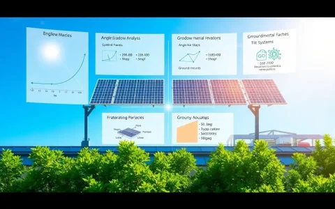 How does the choice of mounting system impact the efficiency of bifacial solar panels