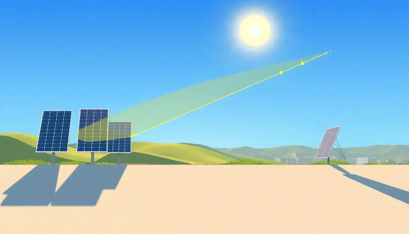 How does the height and tilt of bifacial solar panels affect their energy output