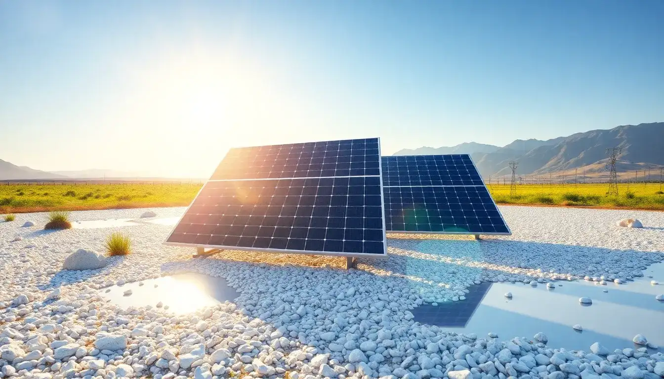 What are the advantages of using reflective materials in bifacial solar panel installations