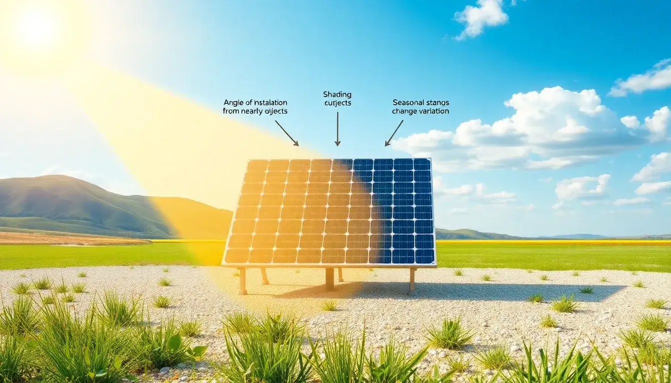 What factors influence the efficiency of bifacial solar panels
