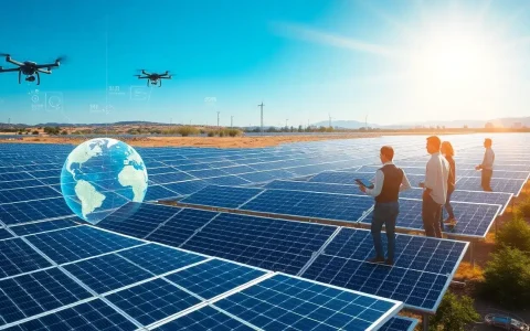 What role does AI play in optimizing the efficiency of solar panels