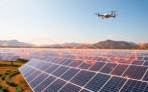 What role do machine learning algorithms play in optimizing solar panel efficiency