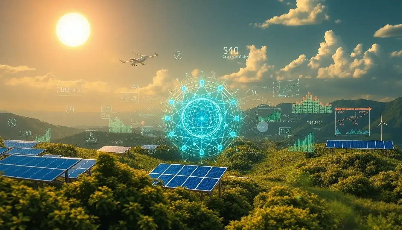 How does AI handle data from different sources to improve solar forecasting accuracy