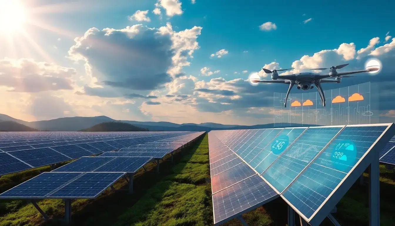 How does AI-based weather forecasting impact the reliability of solar energy systems